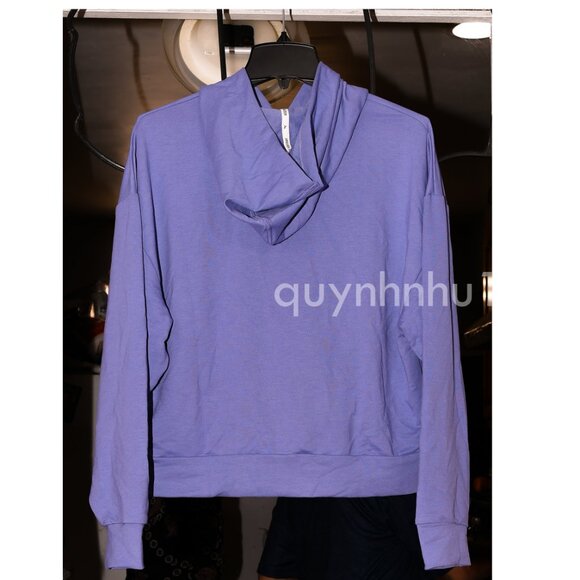 NWT PUMA Women's Lightweight Modern Sport Hoodie Pullover in Blue - Picture 6 of 7